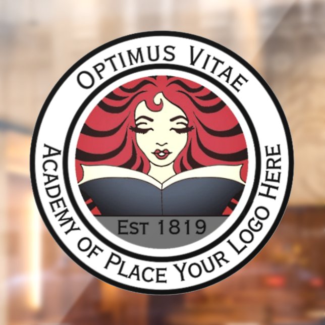 Custom Your Logo Here Image Window Cling (Sheet 2)