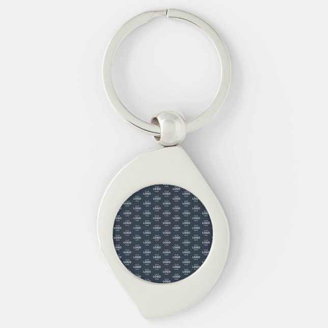 Custom Your Logo Here Name Template Key Ring (Front)