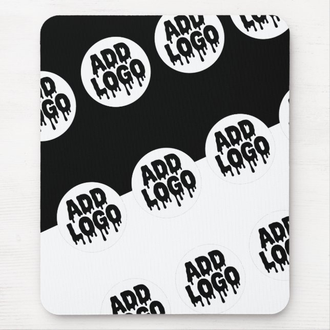 Custom your Logo image  Mouse Mat (Front)