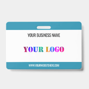 Custom Your Logo Name Website Business Badge ID Badge