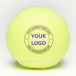 Custom Your Logo Name Website Tennis Balls