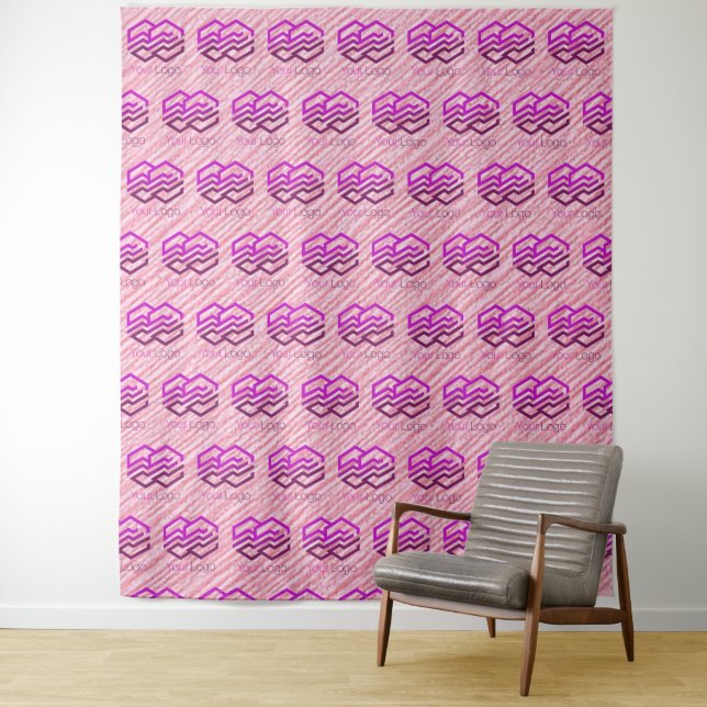 Custom Your Logo or Image Tapestry (In Situ)