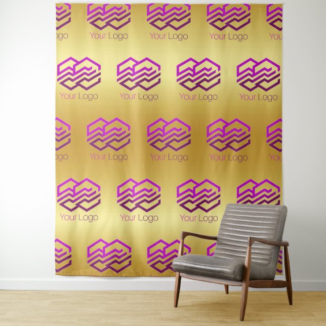 Custom Your Logo or Image Tapestry (In Situ)