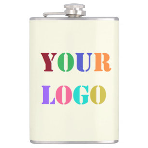 Custom Your Logo or Photo Flask - Choose Colour