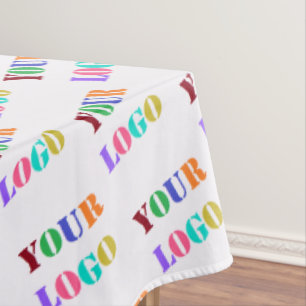 Custom Your Logo or Photo Tablecloth Template