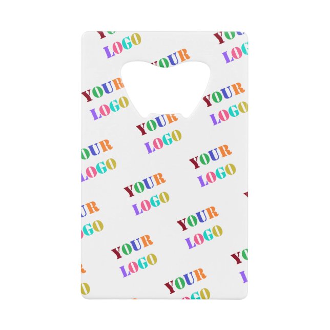 Custom Your Logo Photo Credit Card Bottle Opener (Front)