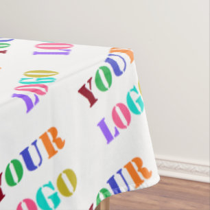 Custom Your Logo Photo Tablecloth Promotional