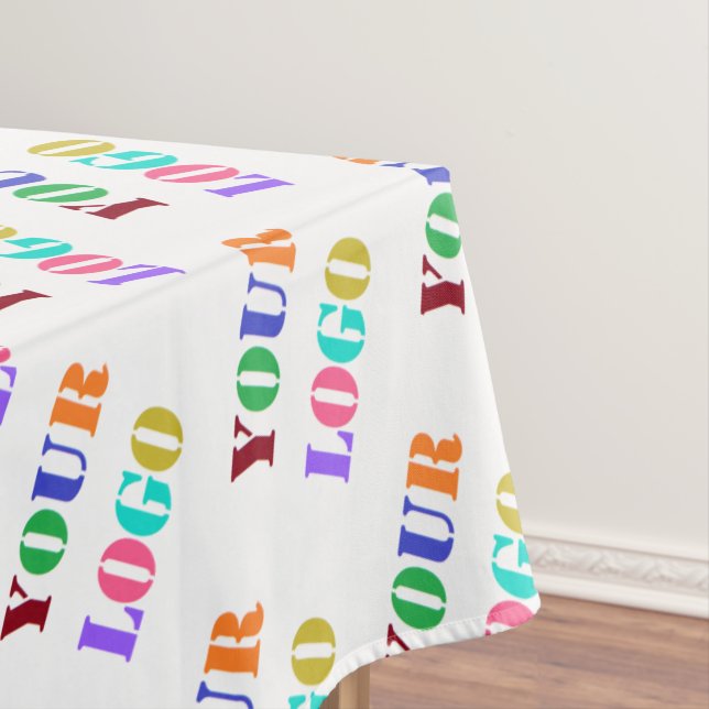 Custom Your Logo Photo Tablecloth Promotional (In Situ)