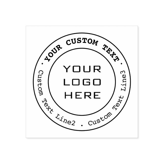 Custom Your Logo  Rubber Stamp (Imprint)