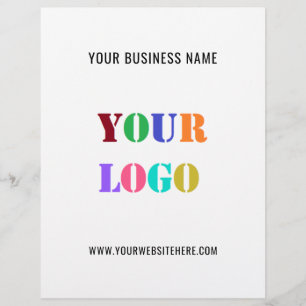 Custom Your Logo Text Promotional Business Flyer