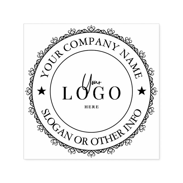  Custom Your Own Business Logo  Self-inking Stamp (Design)