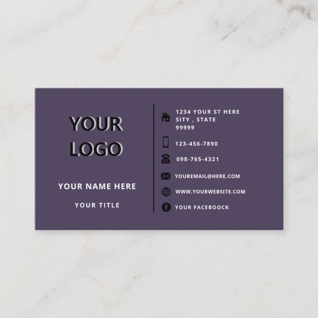Custom Your Own Design Promotional Business Card (Front)