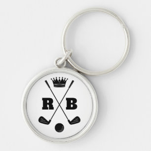 Custom Your Own Name & Brand Golf Balls Key Ring