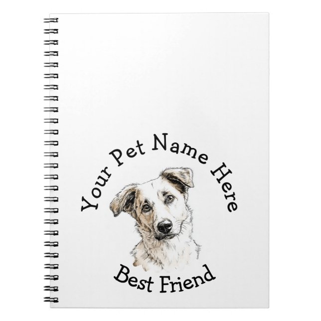 Custom Your Pet Photo Notebook (Front)