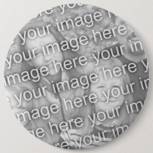 Custom Your Photo 6 Inch Button Template