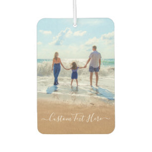 Custom Your Photo Air Freshener with Text