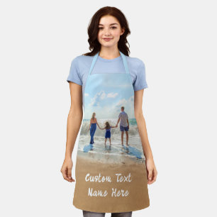 Custom Your Photo and Text Apron Personalised