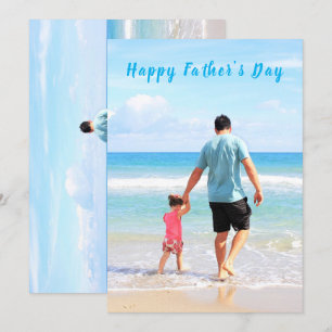 Custom Your Photo and Text Father's Day Card