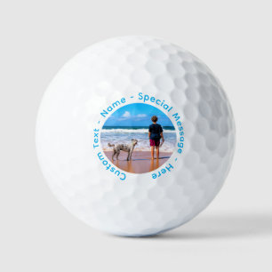 Custom Your Photo and Text Golf Balls Personalised