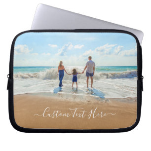 Custom Your Photo and Text Laptop Sleeve Gift