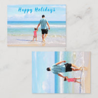 Custom Your Photo and Text Summer Holidays Card