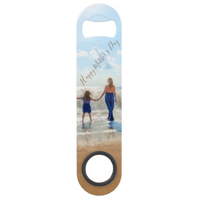 Custom Your Photo Bar Key Gift Happy Mother's Day (Front)