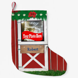 Custom (Your  Photo) Barn Door Stocking