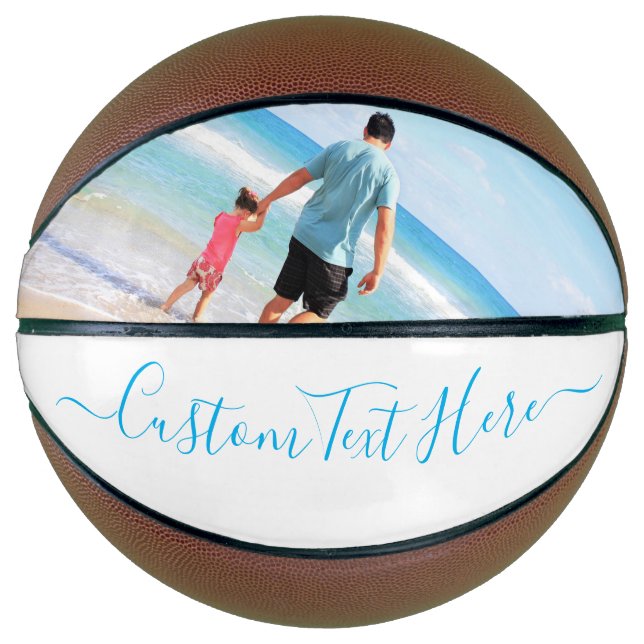 Custom Your Photo Basketball Gift with Text Name (Front)