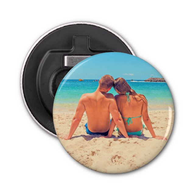 Custom Your Photo Bottle Opener Gift (Front)
