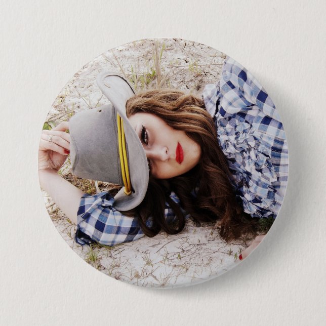 Custom YOUR PHOTO Buttons (Front)