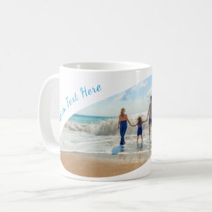 Custom Your Photo Coffee Mug with Custom Text Name