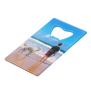 Custom Your Photo Credit Card Bottle Opener