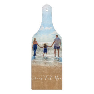 Custom Your Photo Cutting Board with Text