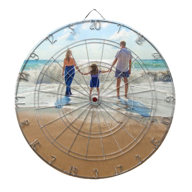 Custom Your Photo Dart Board Personalised (Front)