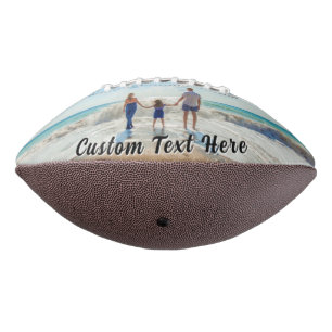 Custom Your Photo Football Personalised Text American Football