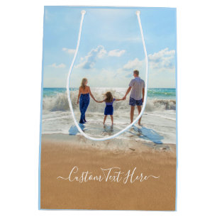 Custom Your Photo Gift Bag with Text
