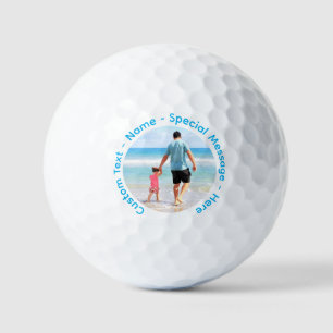 Custom Your Photo Golf Balls with Text
