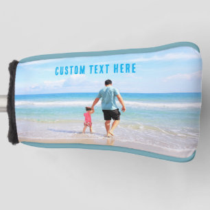 Custom Your Photo Golf Head Cover Gift with Text