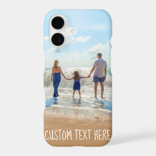 Custom Your Photo iPhone Case Personalised Text