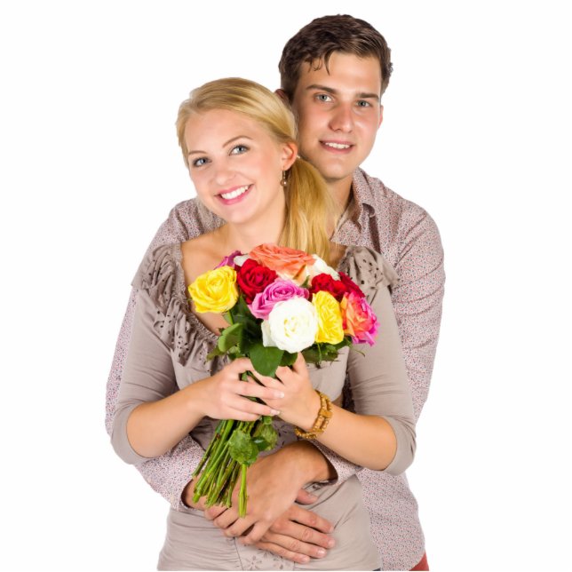 Custom Your Photo Name Design Standing Photo Sculpture (Front)