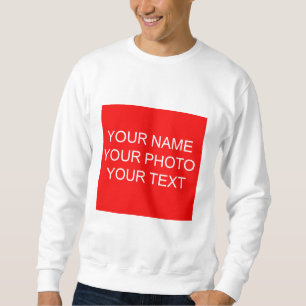 Custom Your Photo Name Text Personalised Sweatshirt