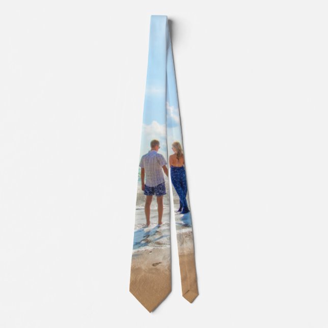 Custom Your Photo Neck Tie Personalised (Front)