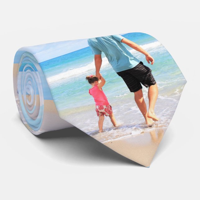 Custom Your Photo Neck Tie Personalised Gift (Rolled)