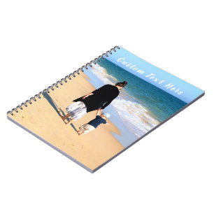 Custom Your Photo Notebook Gift with Text