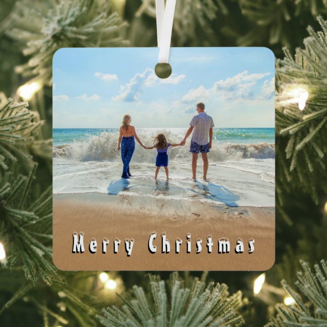 Custom Your Photo Personalised Christmas Ornament (Insitu)