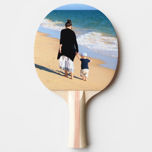 Custom Your Photo Ping Pong Paddle Gift (Front)