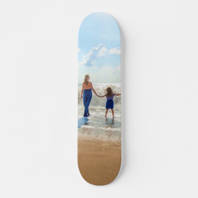 Custom Your Photo Skateboard Personalised Gift (Front)