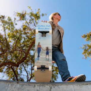 Custom Your Photo Skateboard with Text Name