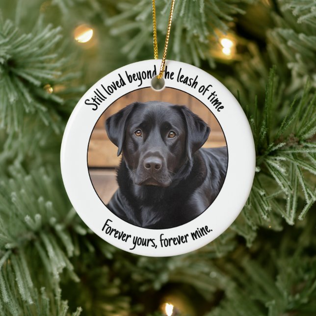 Custom Your Photo Sweet Verse Remembrance Memorial Ceramic Tree Decoration (Tree)