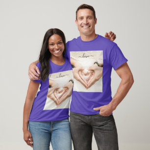 Custom Your Photo T-Shirt Gift with Love Text